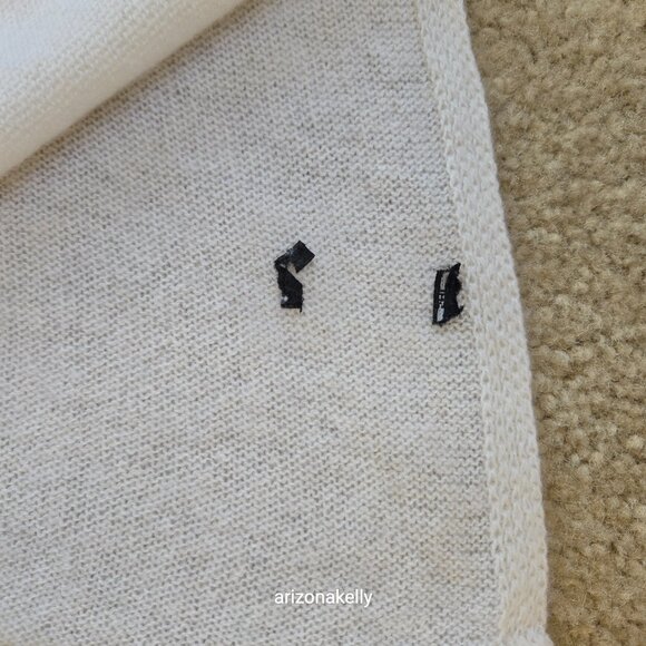 J. Crew Oversized Cashmere Wrap in Ivory PRICE FIRM - Picture 5 of 16